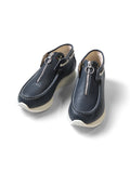 Leather ZIP Deck Sneakers