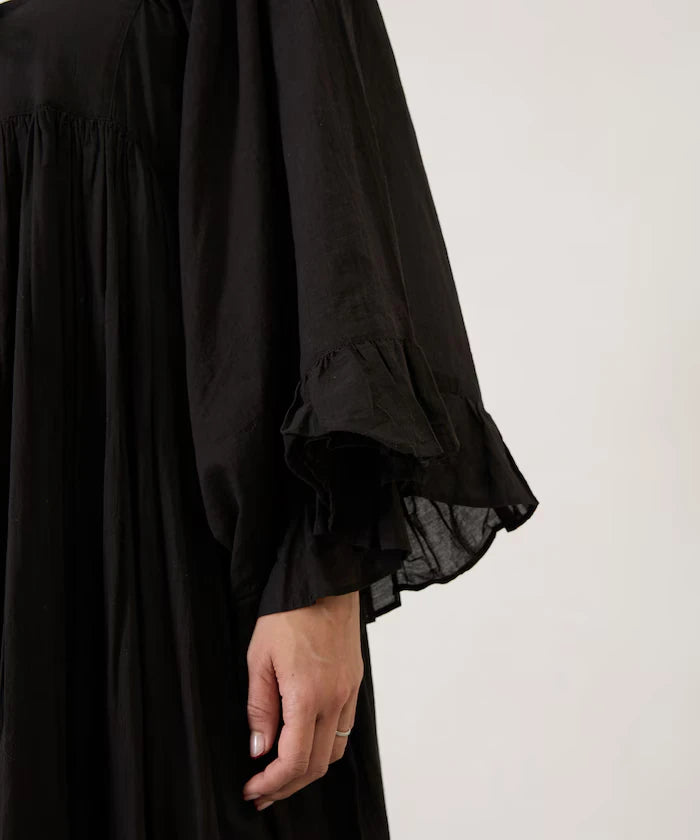 India Square Neck Frilled Dress