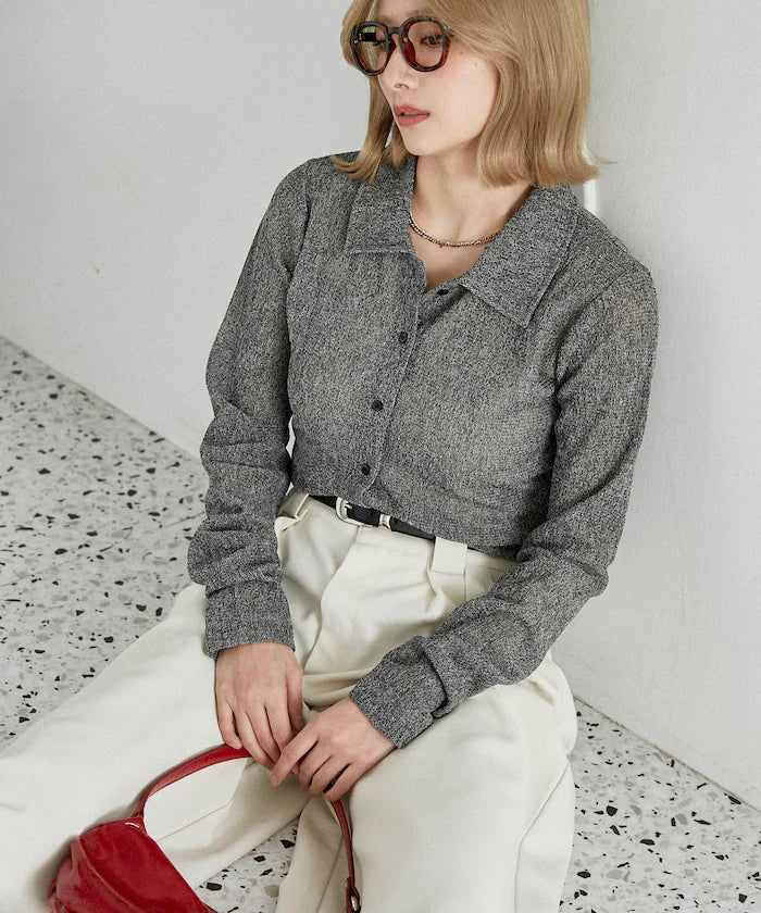 Mesh Shirt Cardigan Limited Edition