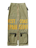 Thin Canvas Waist Repair Long Skirt