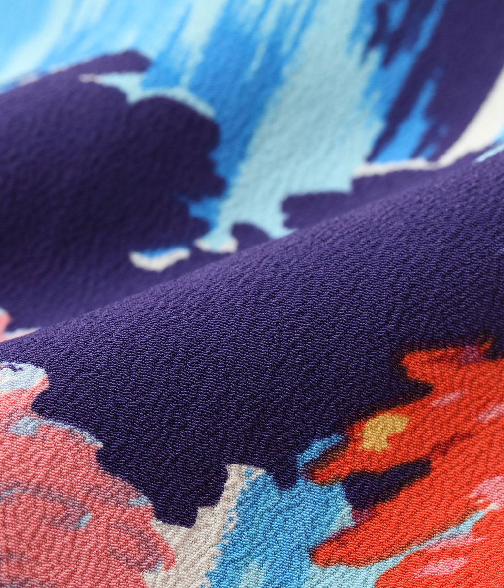 RAYON HAWAIIAN SHIRT “SWALLOW WILDLY FLUTTERING”
