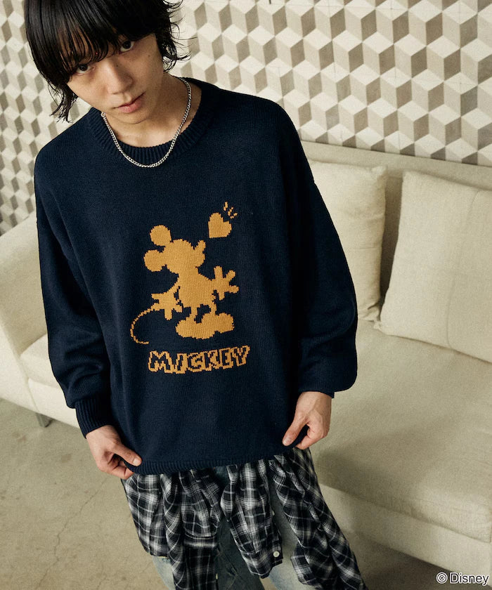 Limited Edition 'DISNEY MICKEY MOUSE' SHADOW KNIT