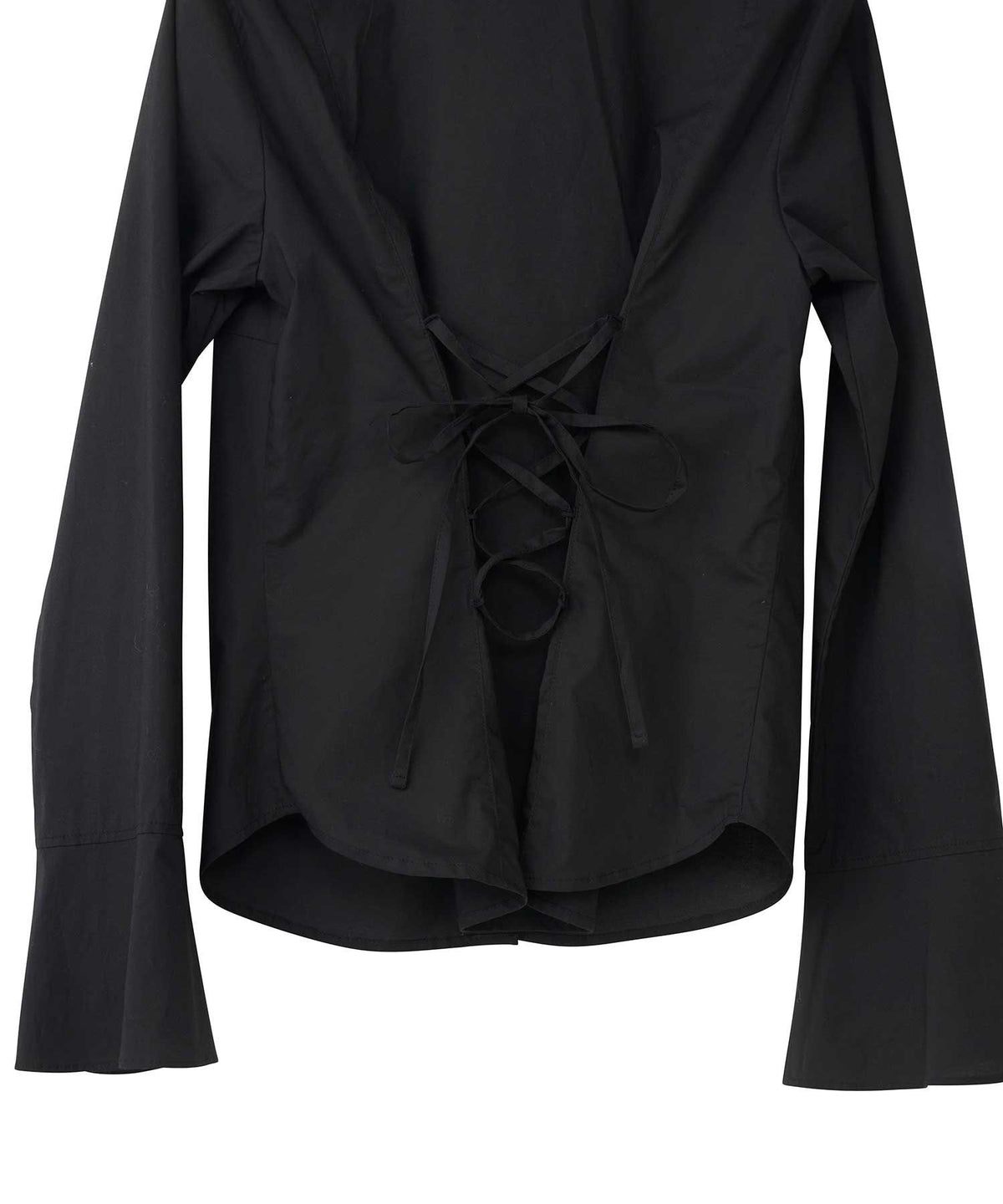 Hysteric Spider Lace Up Frill Cuff Blouse