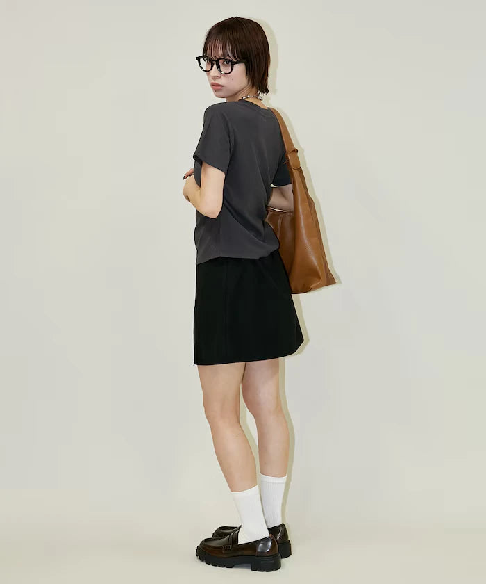 Light Waffle Waist Shirring T-Shirt Limited Edition