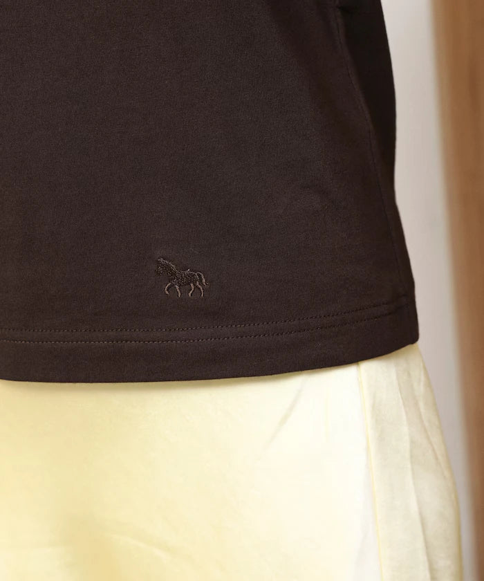 Organic Cotton Allover Embroidery T-Shirt