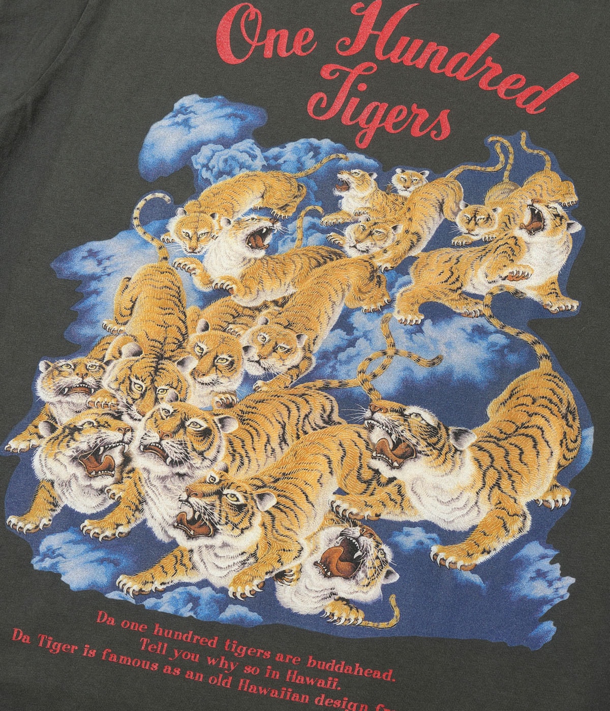 Sunsurf Print T-Shirts "One Hundred Tigers"