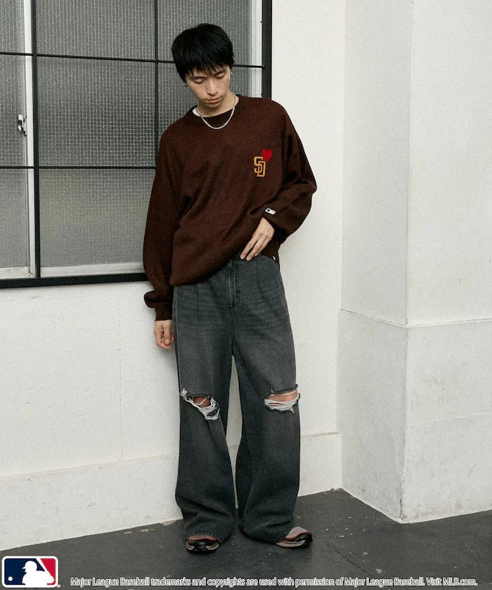 Custom HEART LOGO KNIT