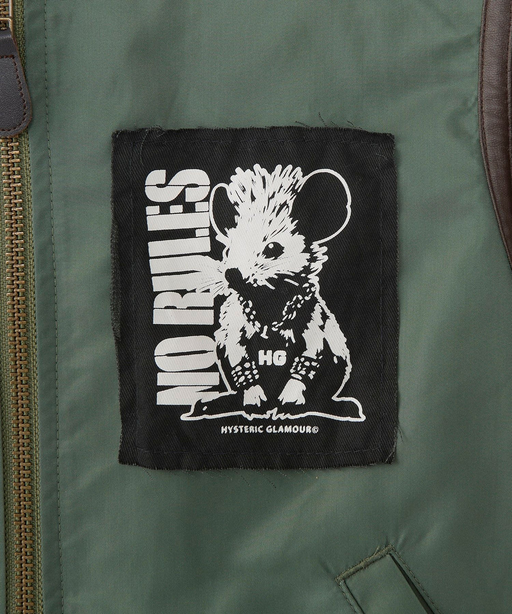 KILLER KITTEN Knit Remake MA-1 Jacket