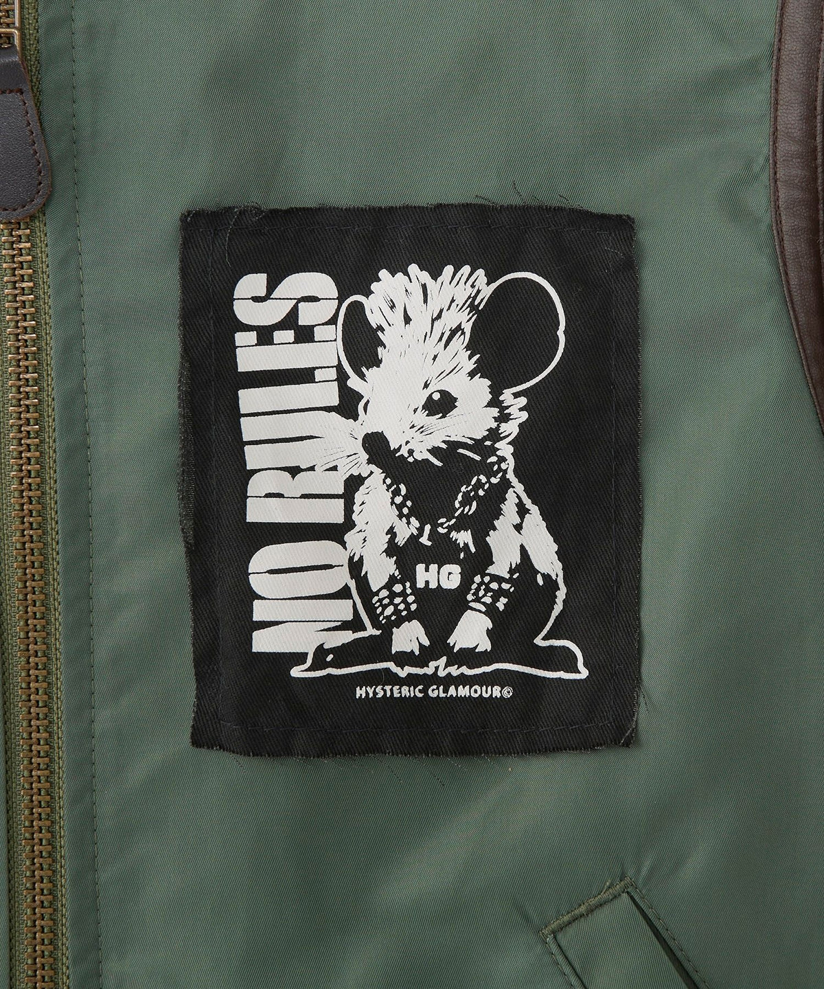 KILLER KITTEN Knit Remake MA-1 Jacket