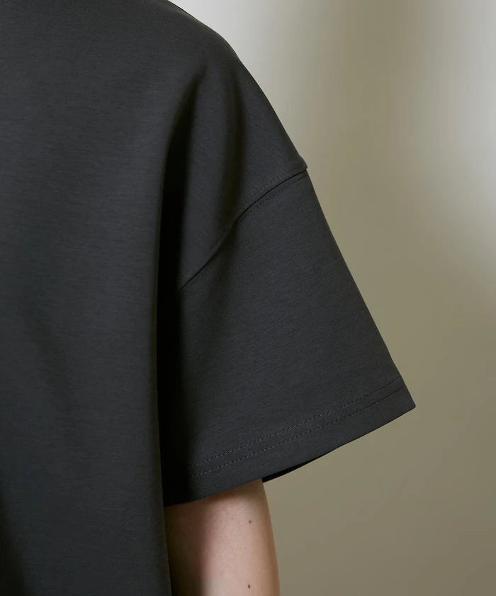 <contact cool> Cool Ponte Henry Neck T-Shirt Limited Release