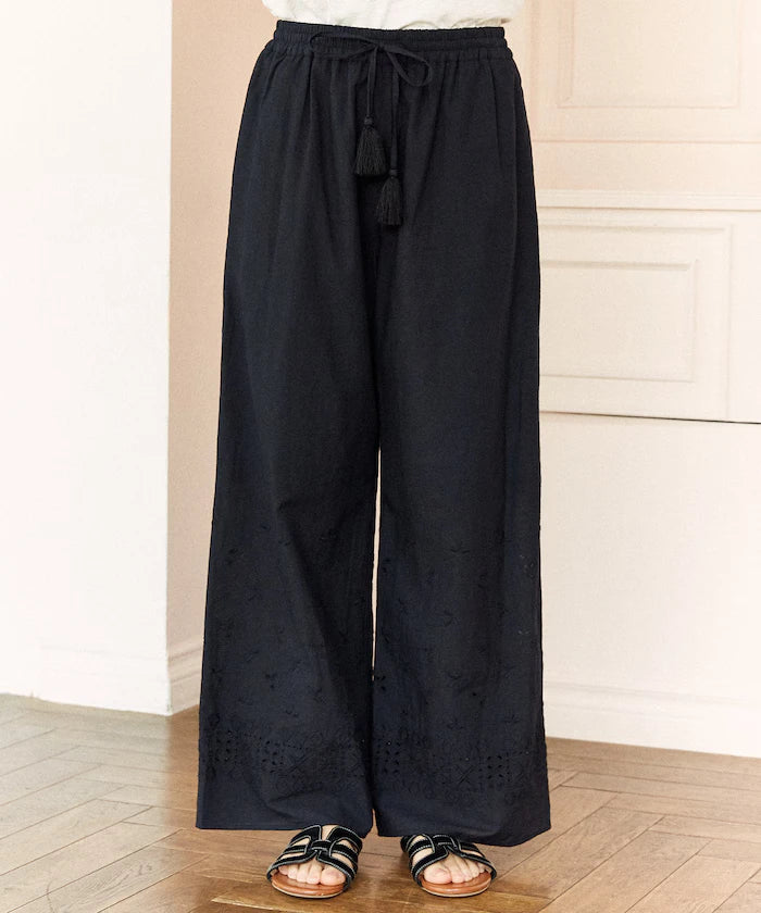 India Embroidered Easy Pants Limited Edition