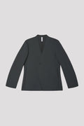 MILAN DOUBLE BREASTED COLLARLESS JACKET
