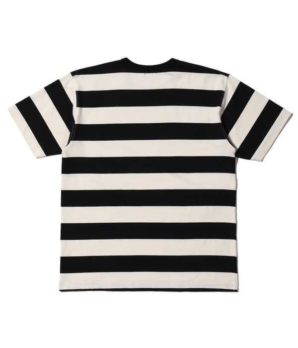 WHITESVILLE 30/2 BORDER T-SHIRT (SHORT SLEEVE)