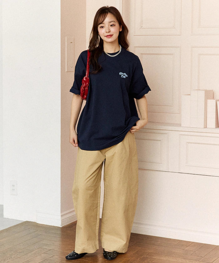 <Functional Material> STRATEGY Cat Print T-Shirt Limited Edition