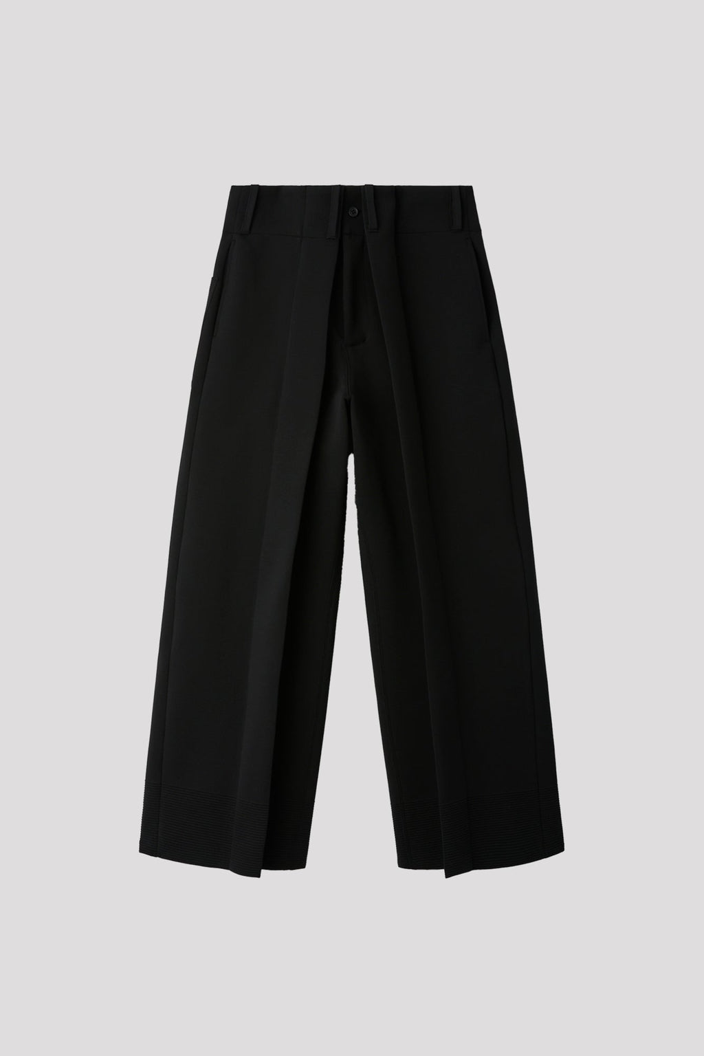 MILAN CREASE WIDE STRAIGHT PANTS