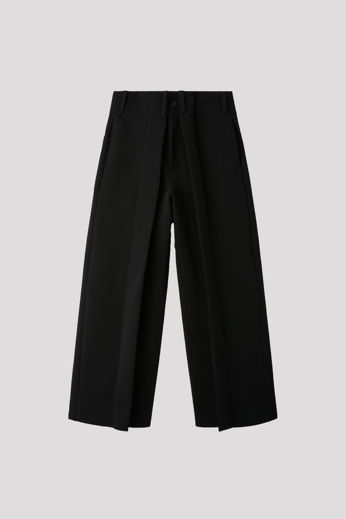 MILAN CREASE WIDE STRAIGHT PANTS