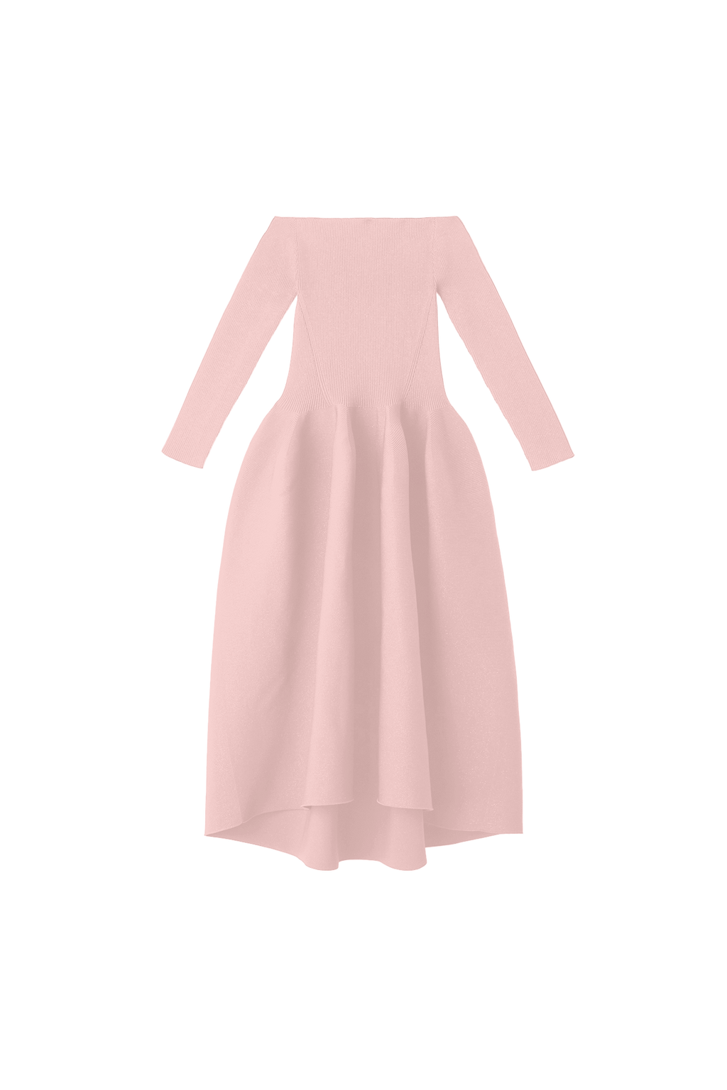 POTTERY HS OFF SHOULDER LONG SLEEVE DRESS