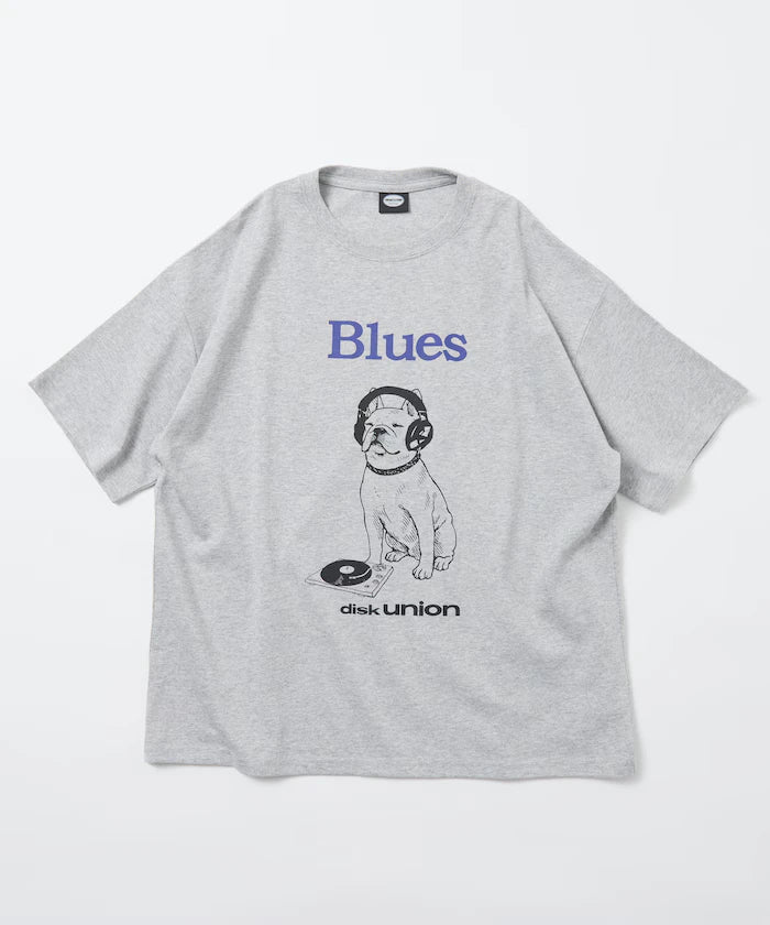 Limited Edition diskunion×FREAK'S STORE Exclusive French Bulldog Big Silhouette Print Crew Neck T-Shirt