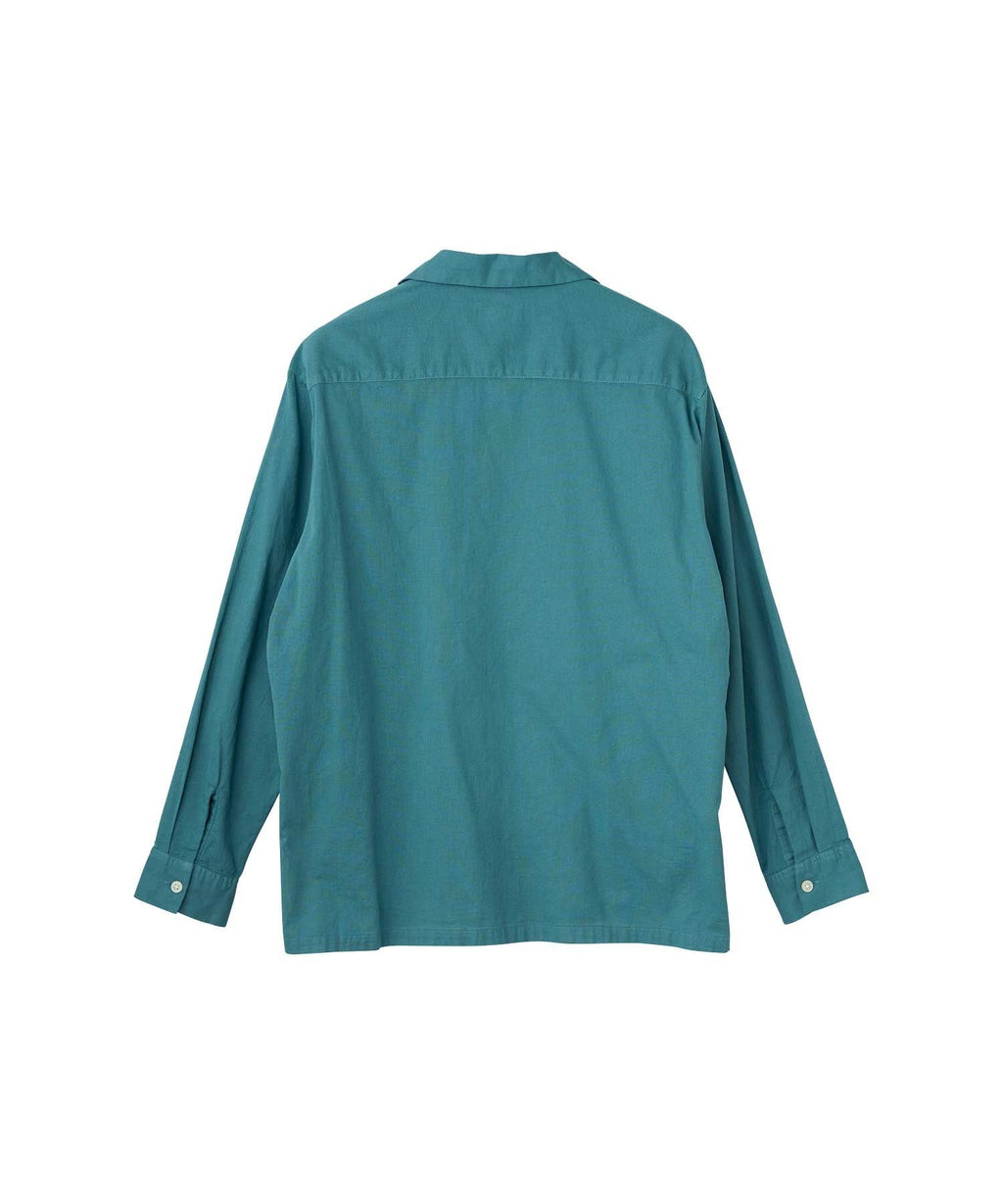 SKULL STRAP Embroidered Cuban Shirt