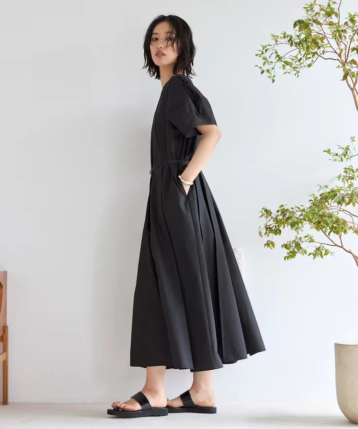 Balloon Sleeve 2WAY Dress / 5 Minute Sleeve