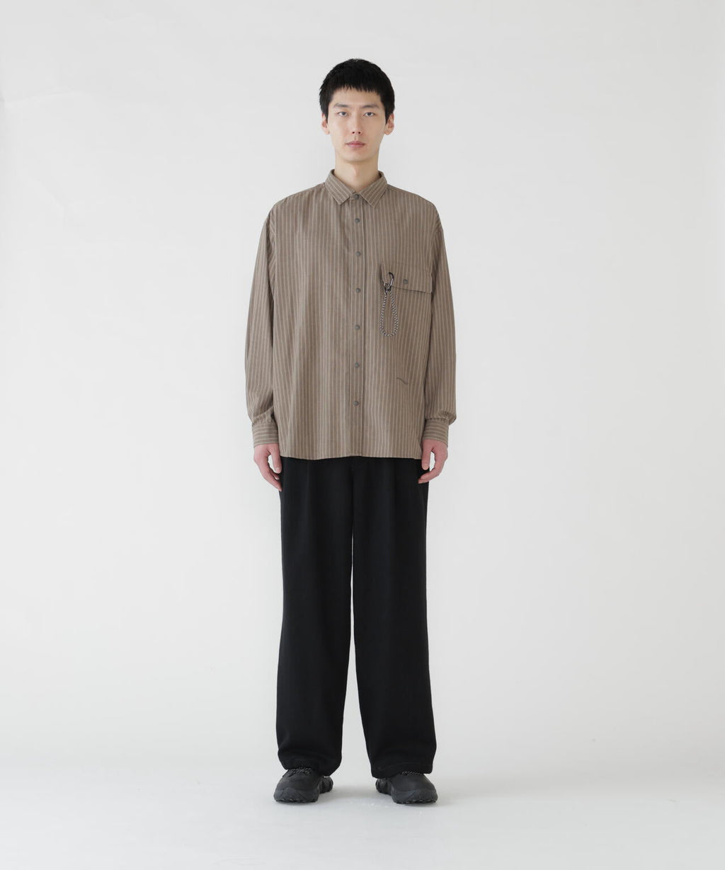 C/W stripe shirt（M）