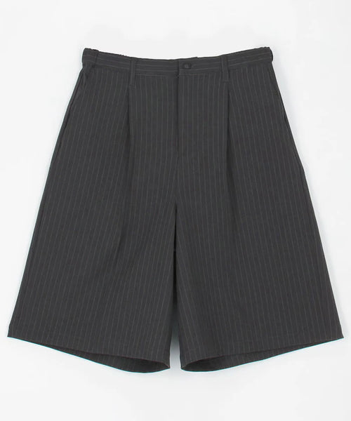 1-Tack Baggy Silhouette Slacks Short Pants