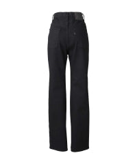Snake Loop Denim Flare Pants