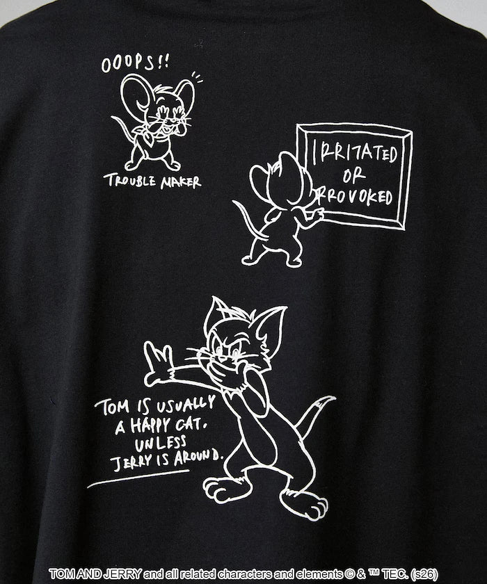 <Functional Material> TOM AND JERRY Graphic T-Shirt Limited Edition