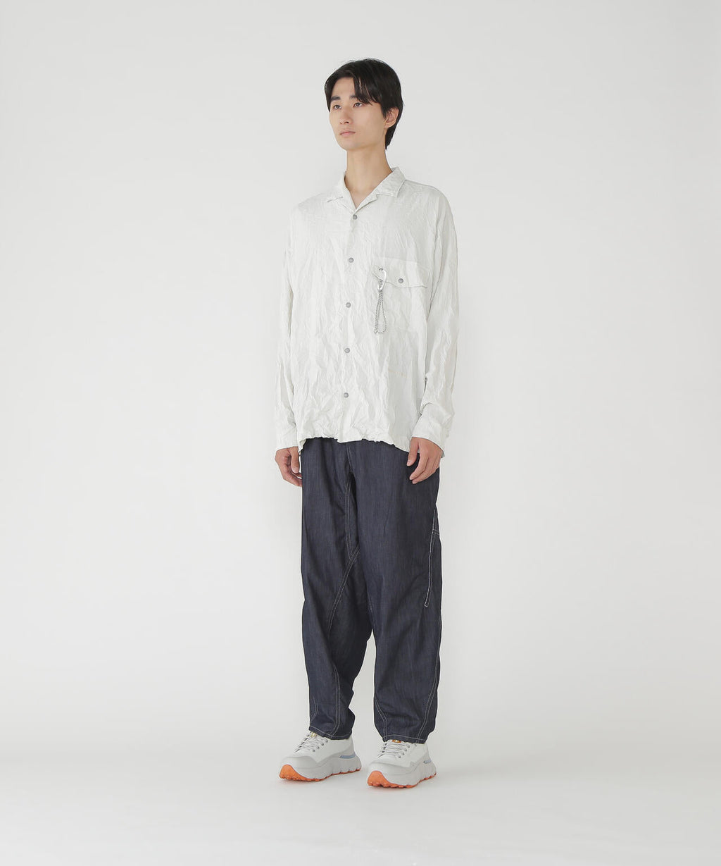 dry easy denim wide pants