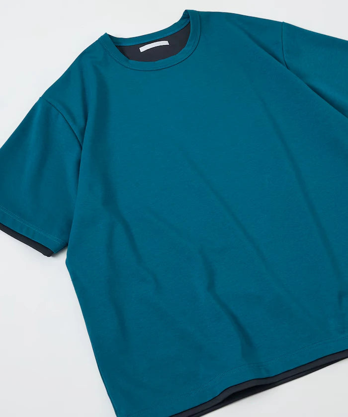 Relaxed Fit Reversible Cardboard Short Sleeve T-Shirt / Color Design