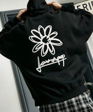 LOVE POP STUDIO FLOWER GRAPHIC HOODIE【Limited Edition】