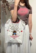 DS BEAR BANANA M#04 WHITE