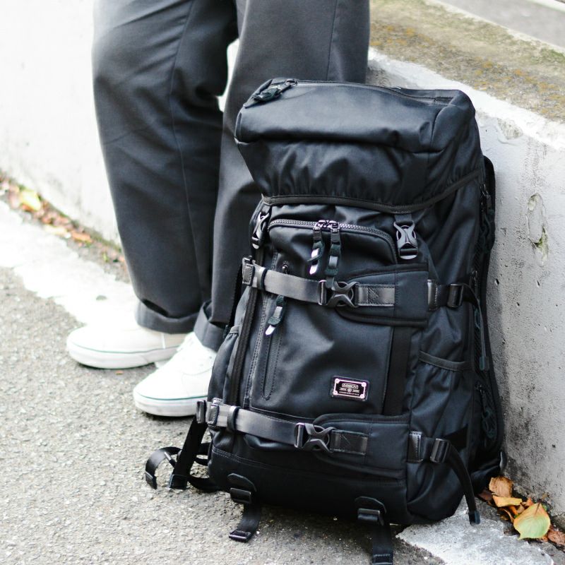 CORDURA DOBBY 305D BACK PACK/BLACK