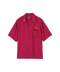 SUPER FUZZ GARAGE Embroidered Bowling Shirt