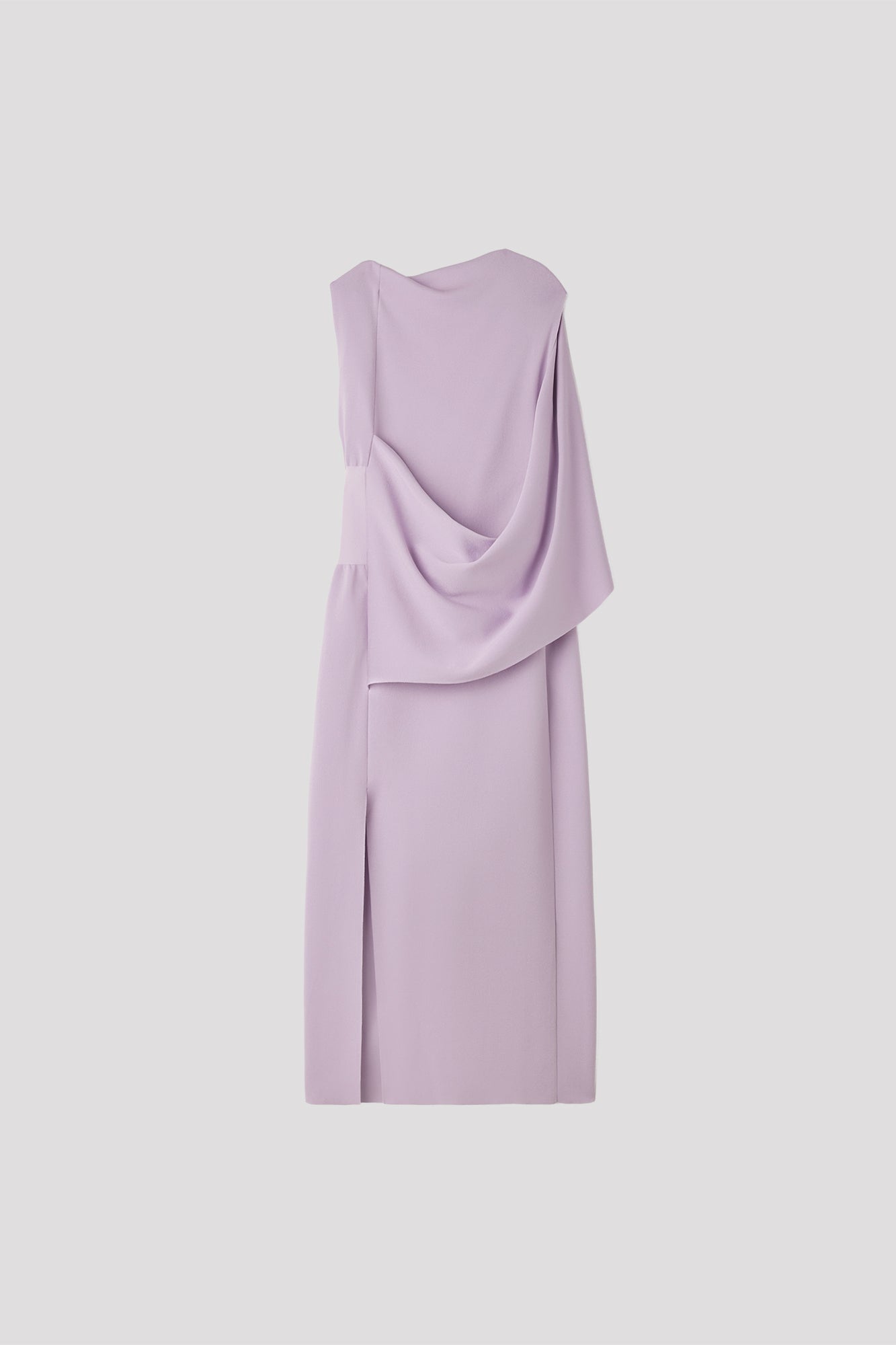 AC MILAN DRAPED SLEEVELESS DRESS