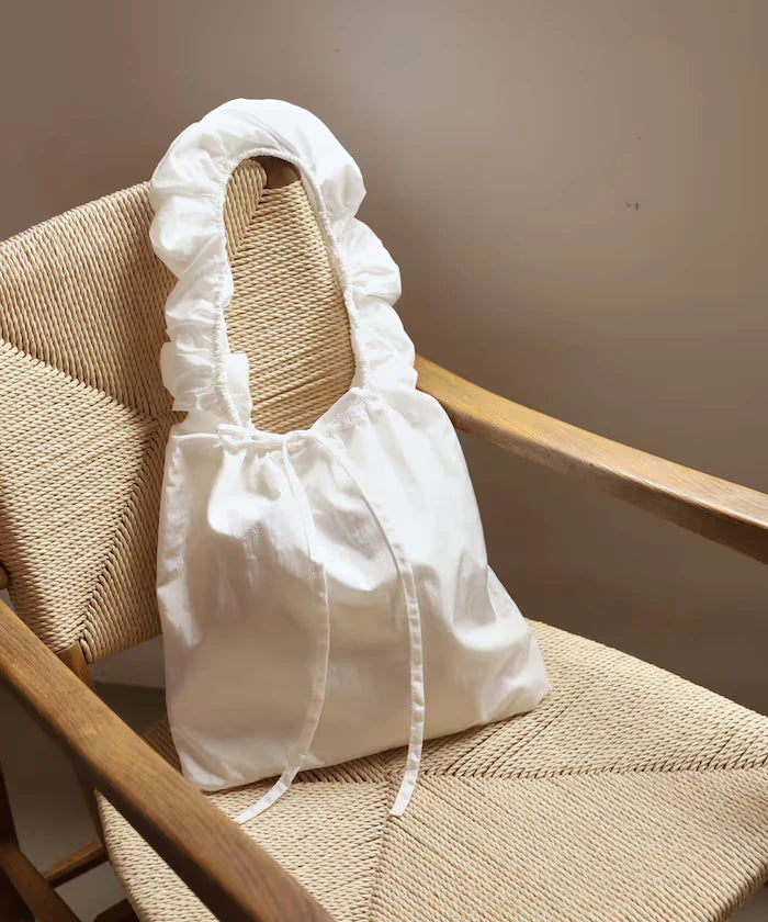 Crash Satin Frill Tote