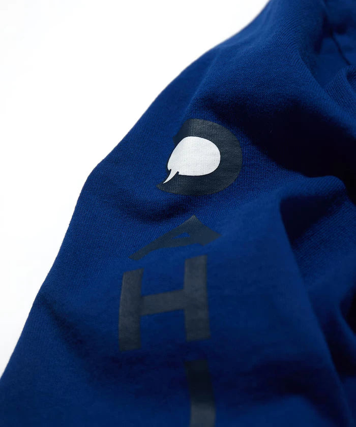Heavy weight Jersey Mock Neck L/S Print Tee