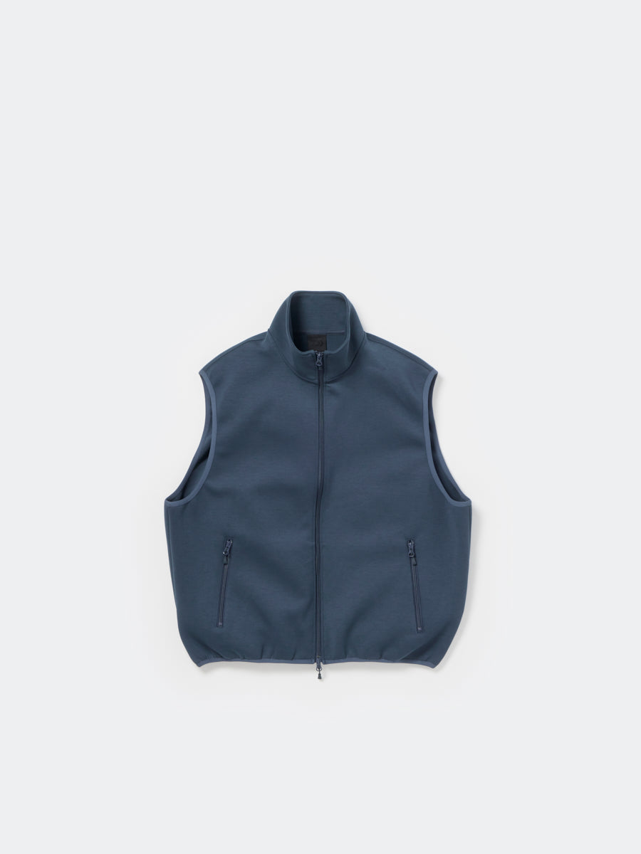 TECH SCUBA KNIT STAND COLLAR VEST