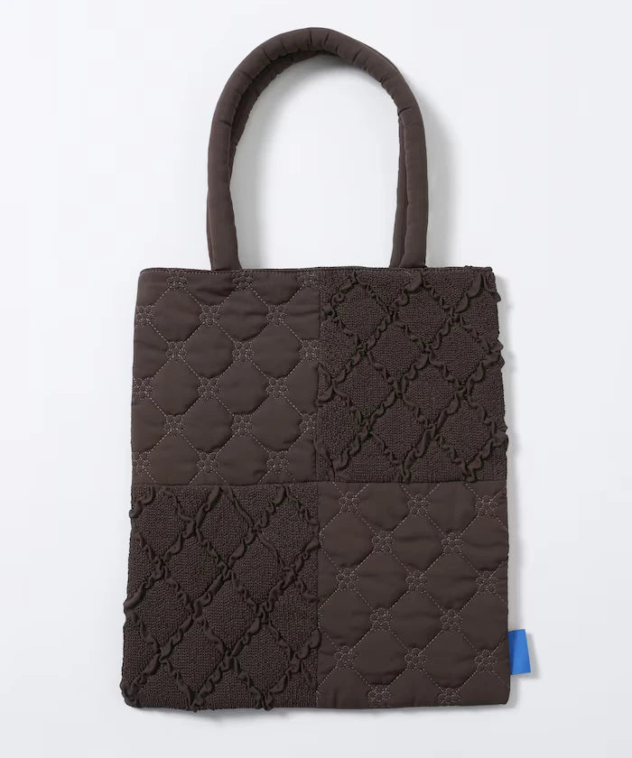 Flower Quilt Patchwork Tote Bag