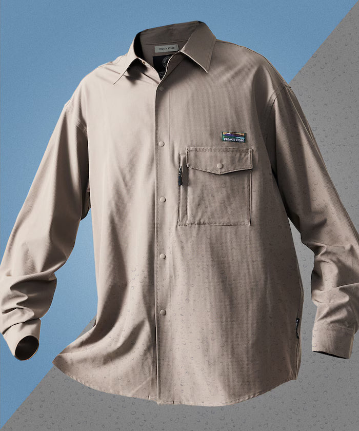 ALL WEATHER ACTIVE WEAR/All Weather Active Wear Relaxed Fit Pocket Shirt 【Limited Edition】