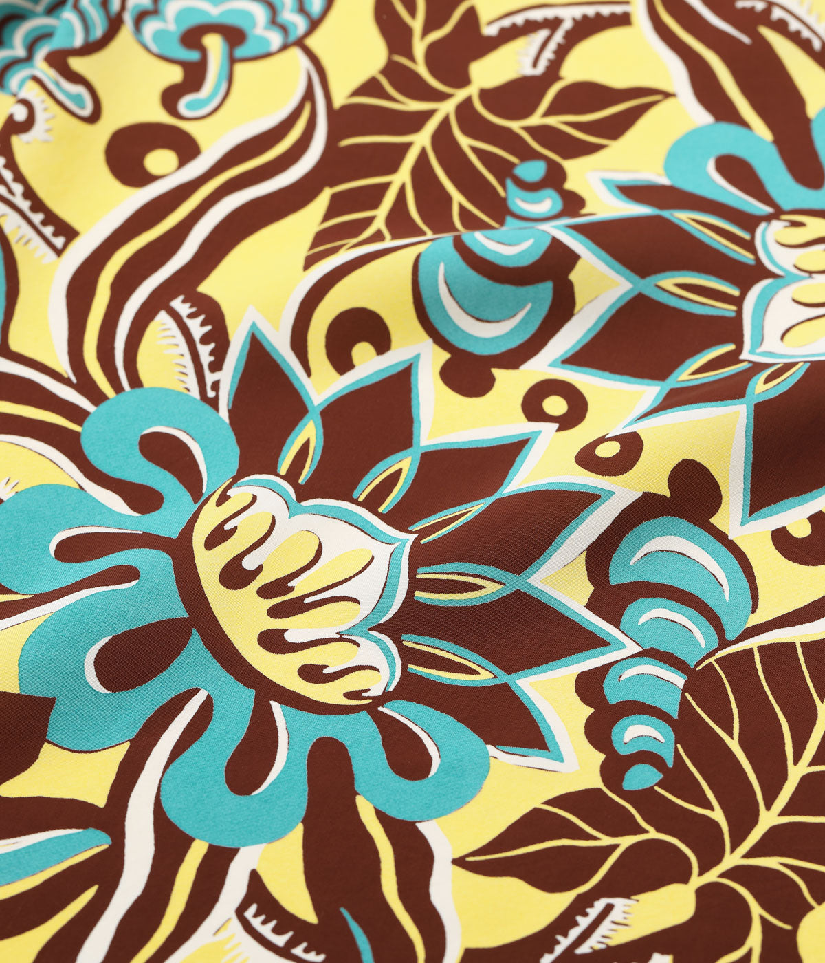 RAYON HAWAIIAN SHIRT “FLOWER FIELD BORDER”
