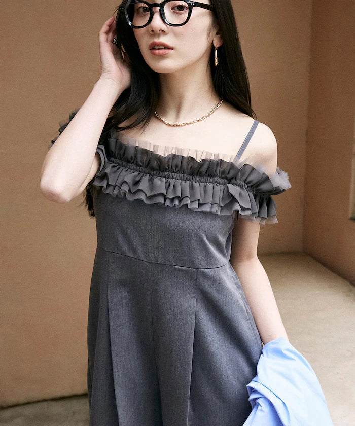 2WAY Tulle Shoulder Salopette Limited Edition