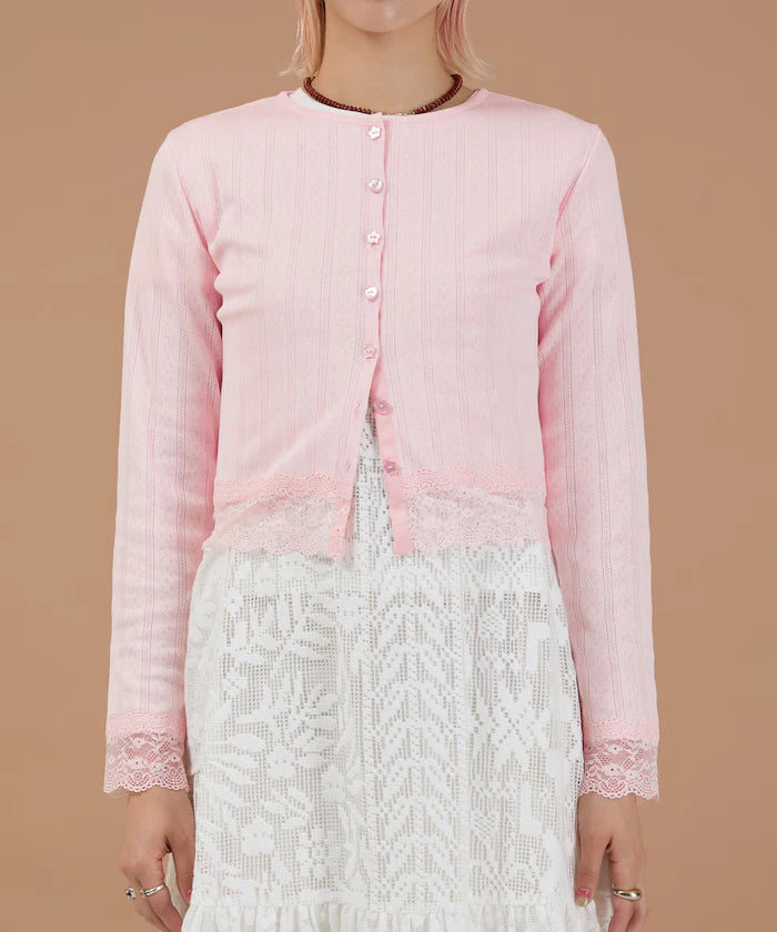 Eyelet Lace Cardigan