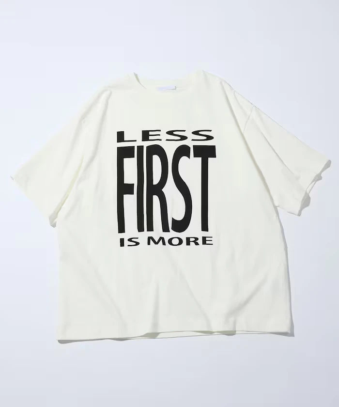 6 Ounce Front Logo Print Crew Neck T-Shirt / Print T-Shirt PRINT BIG FIRST