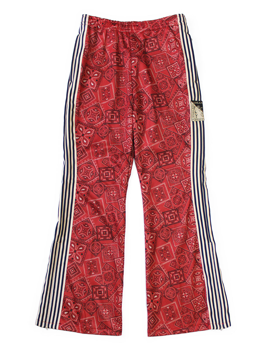 Smooth Jersey COOKIE Bandana Pattern Track Pants