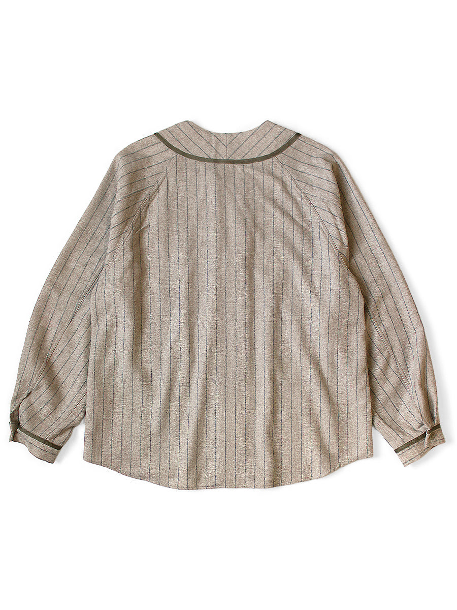 Wool Stripe (Thick) GREAT WOMEN Baseball Lo...