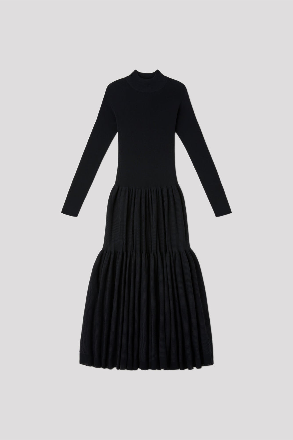 CASCADES MOCKNECK LONG SLEEVE DRESS