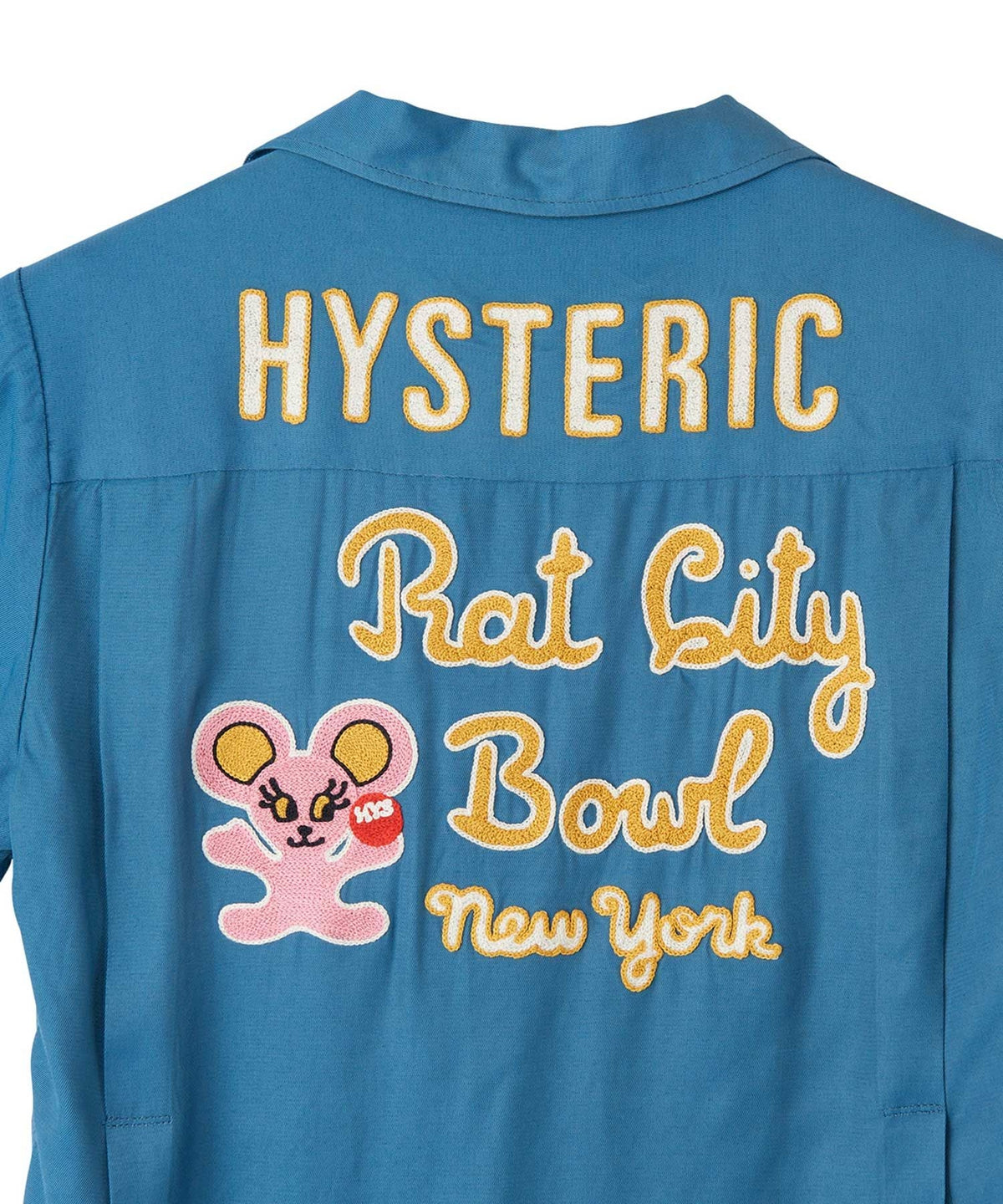 RAT CITY BOWL Embroidered Bowling Shirt