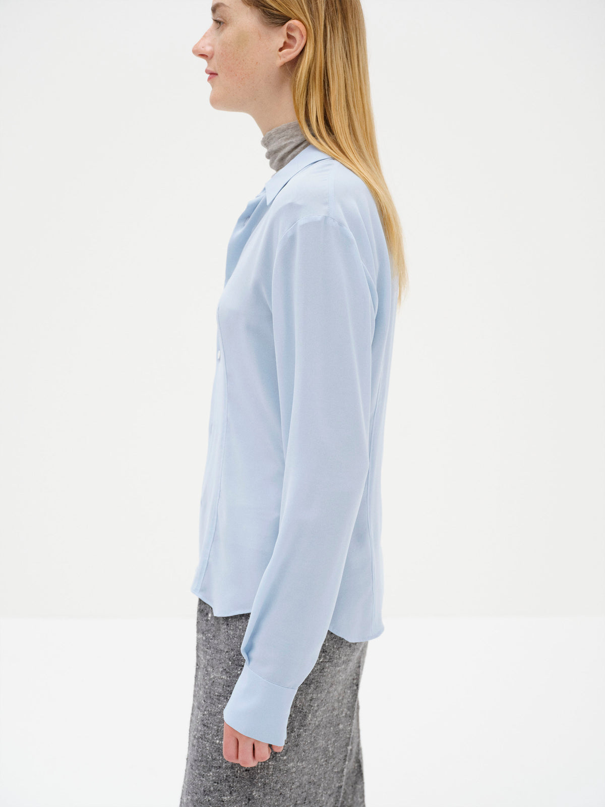 AIRY SILK GEORGETTE SHIRT