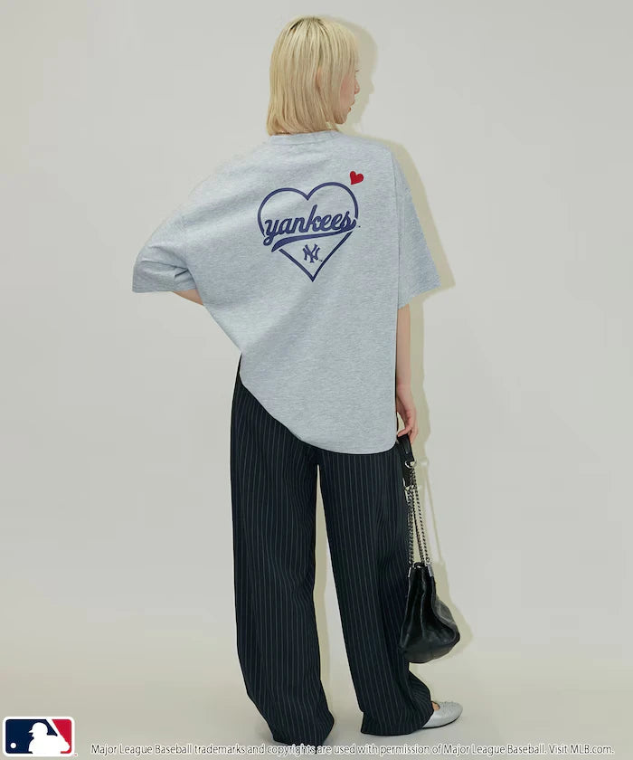 MLB Back Print Heart T-Shirt